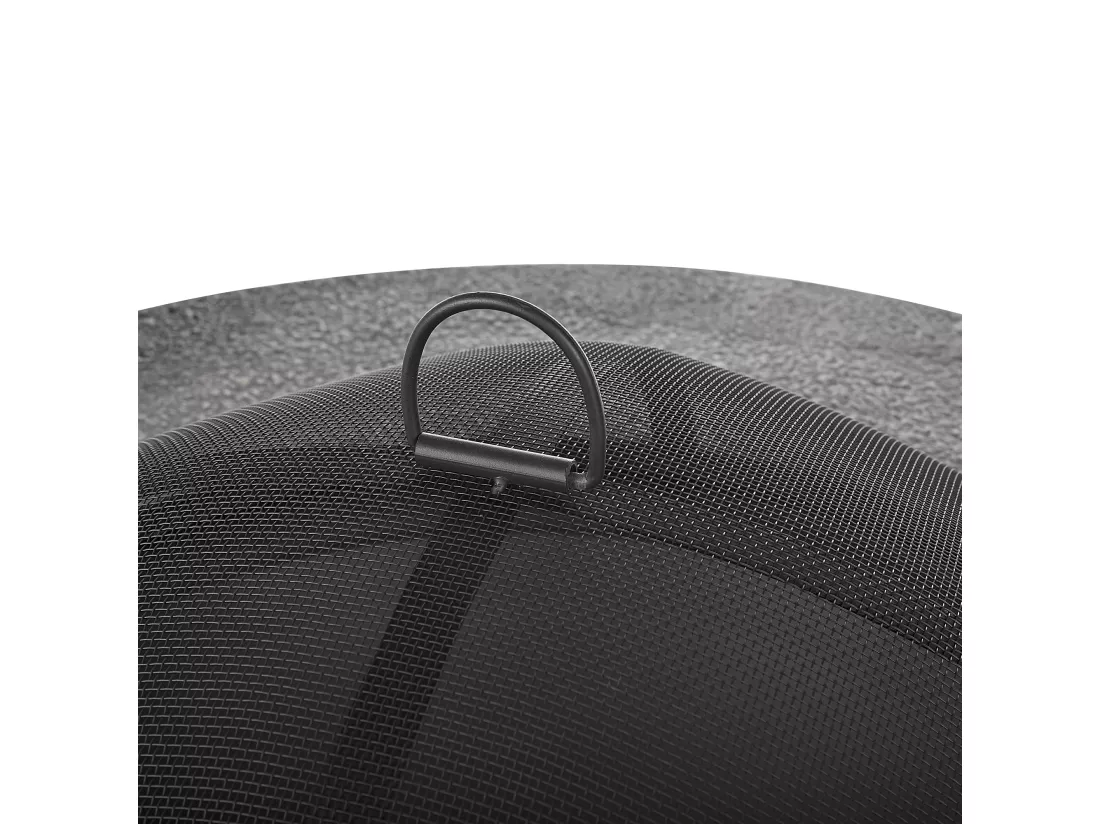 Foyer avec grille TAMBORA Béton Gris