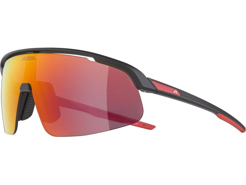 alpina Sportbrille Turbo Pro Youth - Schwarz matt Velobrille Cat.3