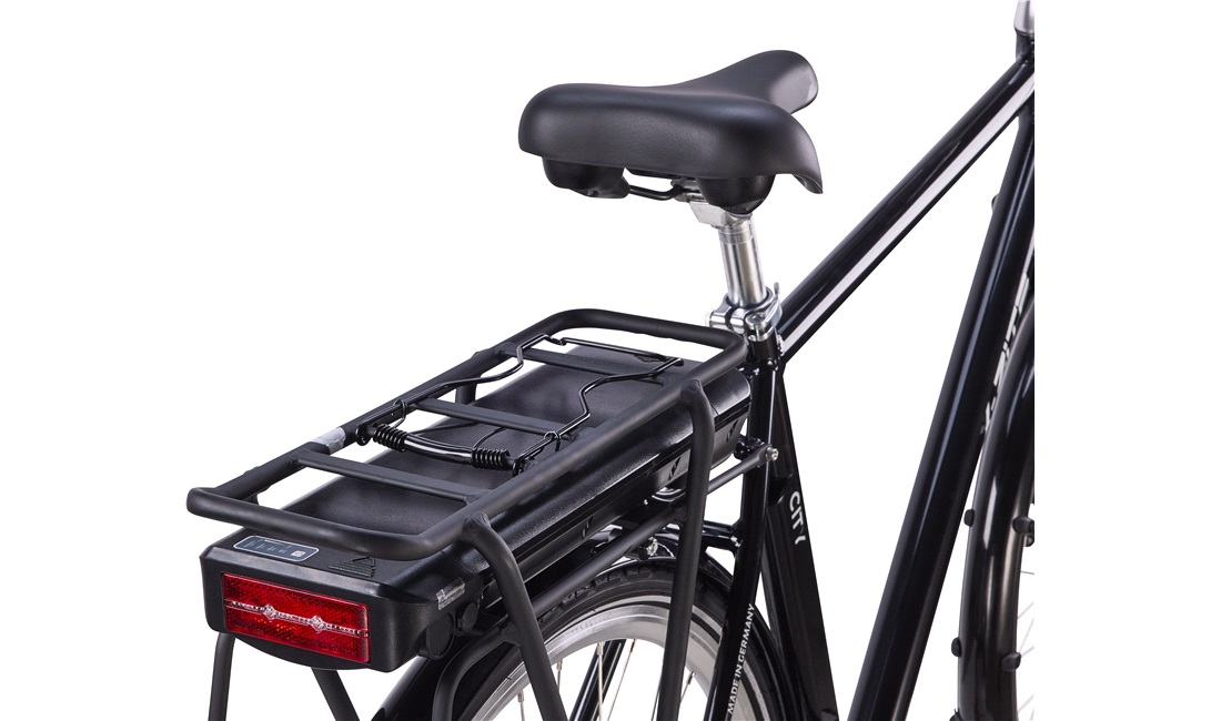 El-cykel City herre 36V-10,4Ah 3-gear sort