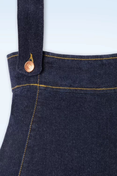 Rock-a-Booty Mona Lee pencil rok in classic denim