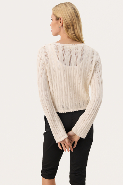 Part Two ecru dames vest