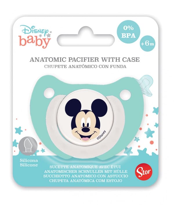 Mickey Baby Nappflaska från Disney med lek- och sova-funktioner och förvaringsetui