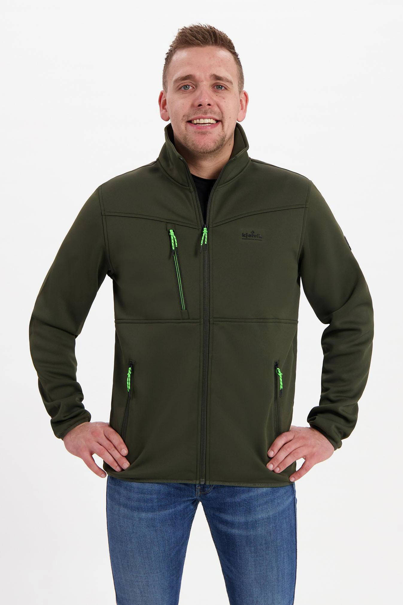 Kjelvik outdoorvest Alwin donkergroen