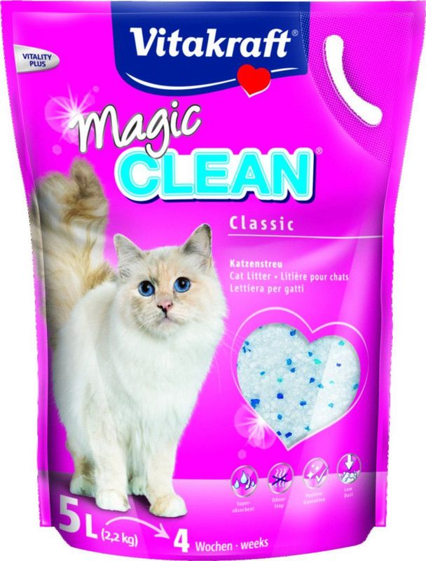 Magic Clean - Kattenbakvulling - 100% Natuurlijk Mineraal - 8,4 L