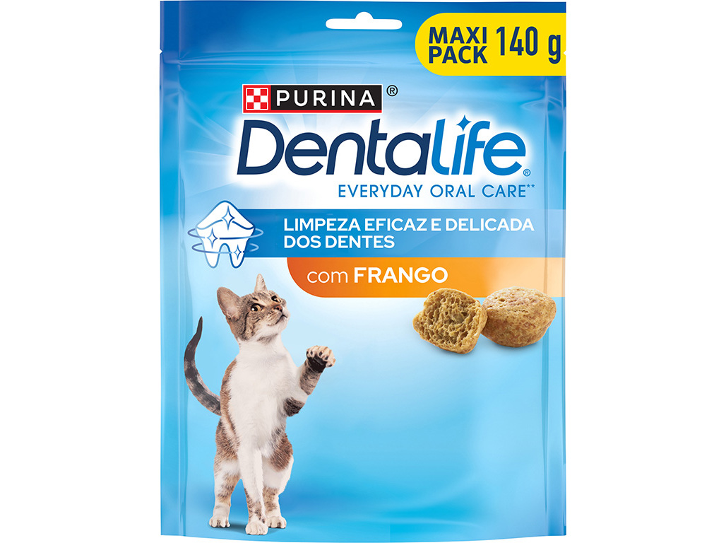 SNACKS PARA GATO DENTALIFE HIGIENE ORAL 140G
