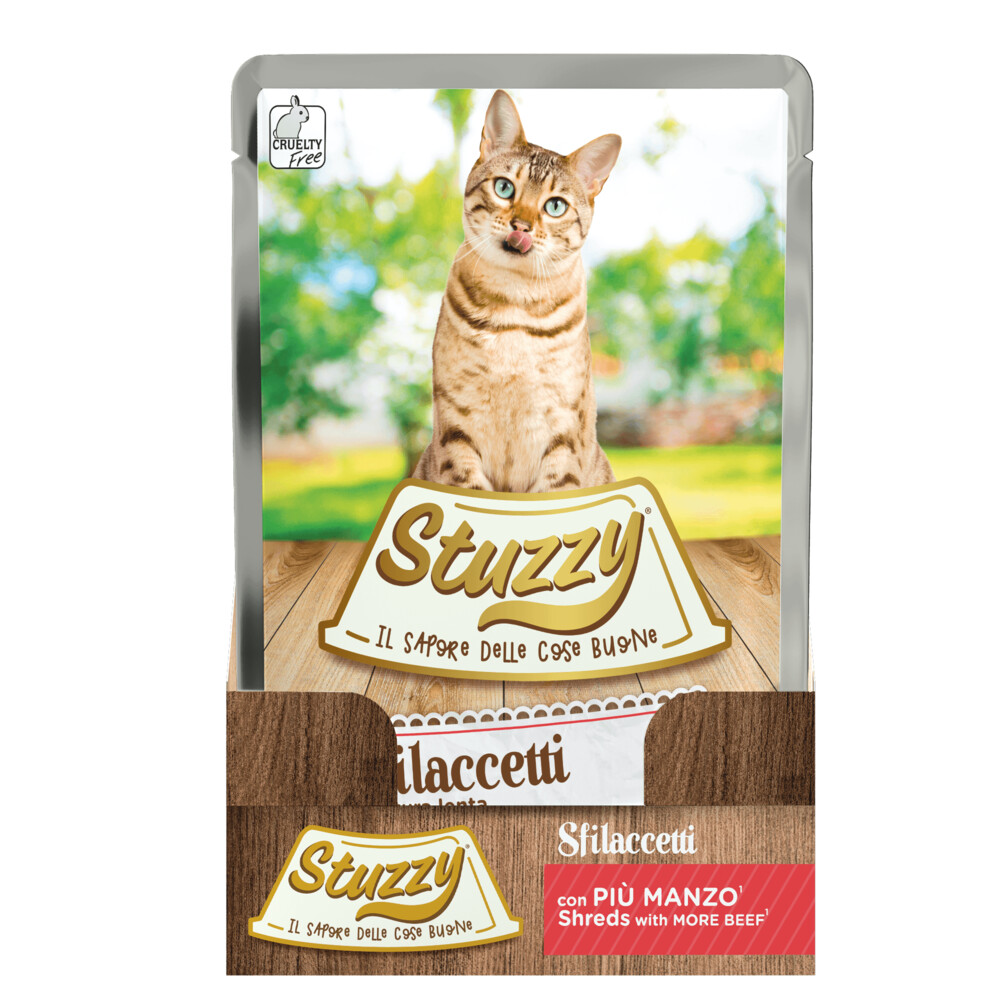 24x Stuzzy Kat Shreds Rund85 gr