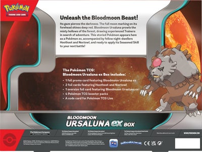 Pokémon Bloodmoon Ursaluna EX Box Samlekort