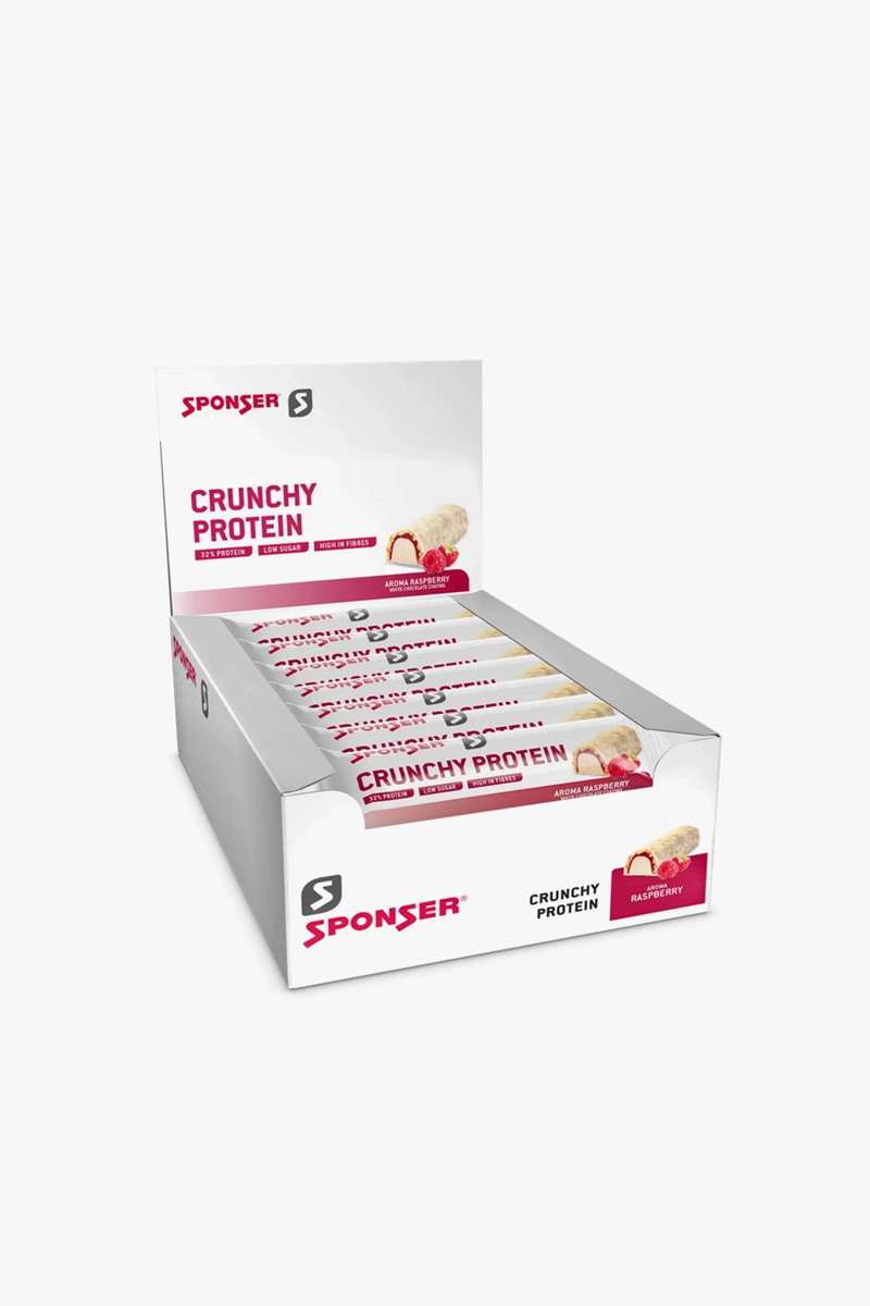 Sponser Crunchy Protein Raspberry 12 x 50 g Sportriegel