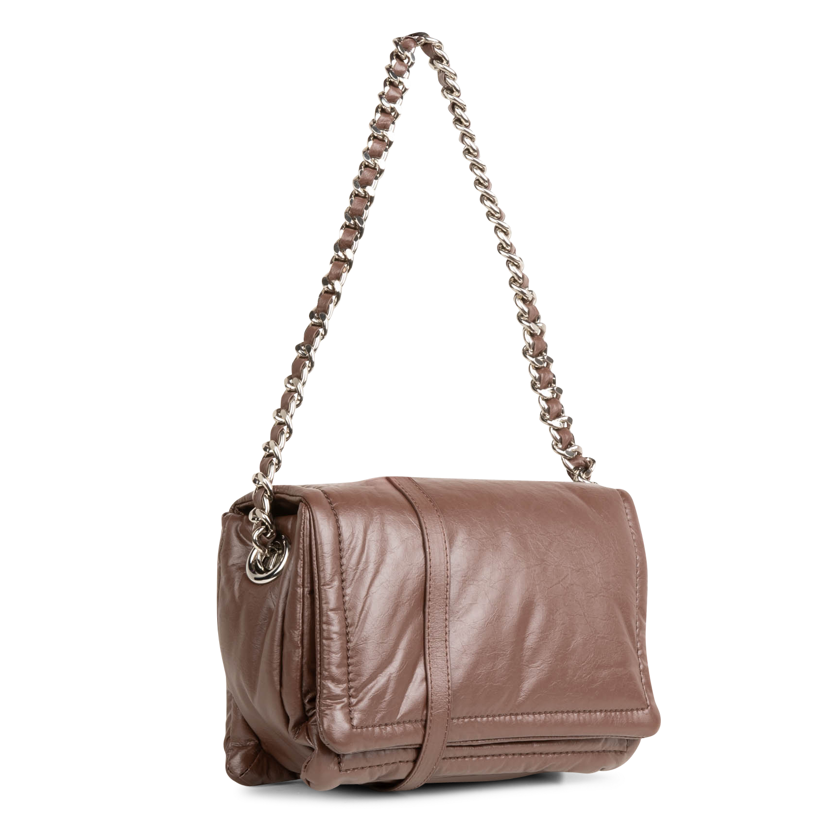 Sac à main puffy | Marron