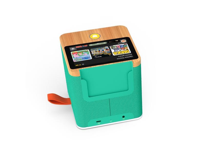 Tigermedia Hörbuch Tigerbox Touch  Swiss Edition Set Grün Hörspiel-Box mit Touchdisplay und 3 Monate gratis Tigertones