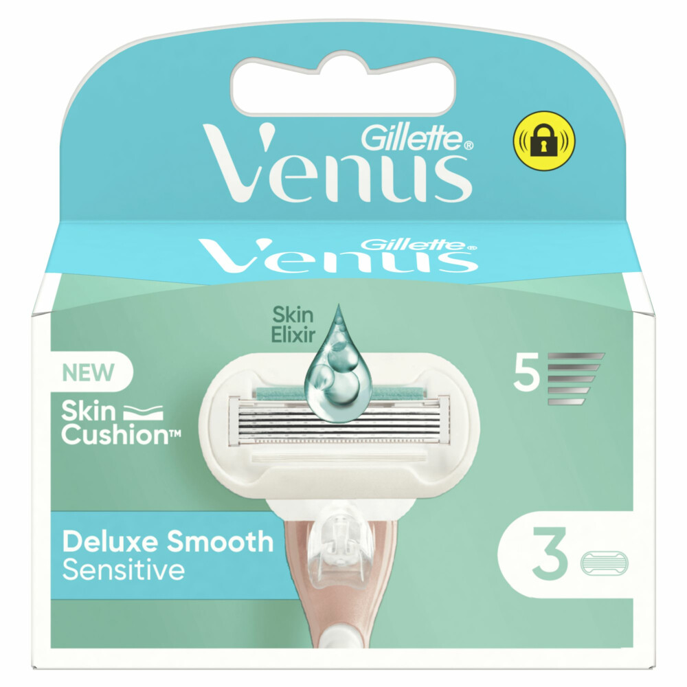 Gillette Venus Scheermesjes Deluxe Smooth Sensitive3 stuks