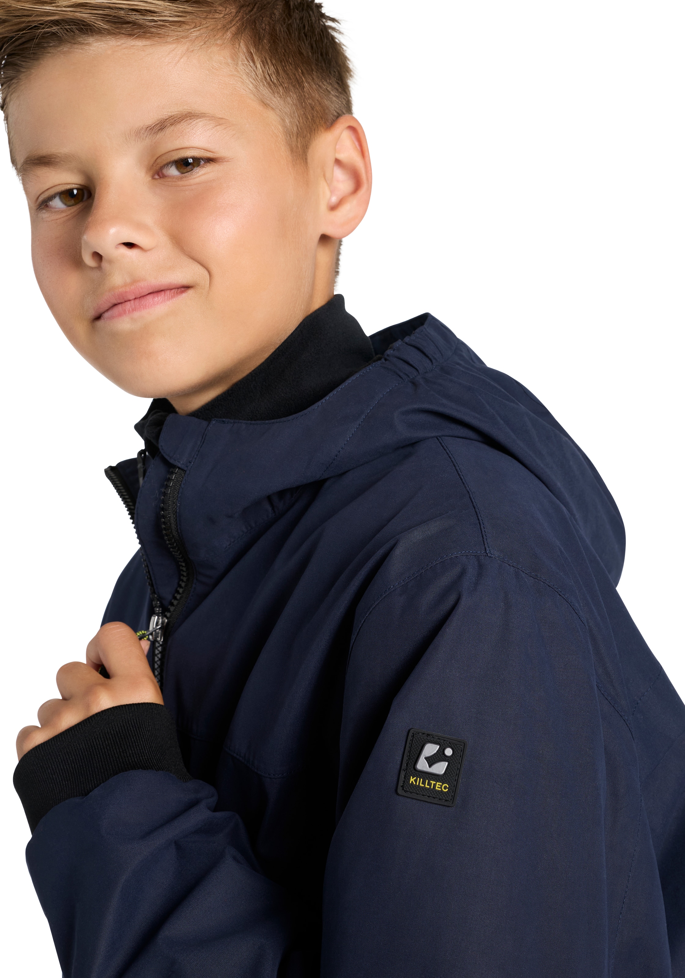 Killtec Regenjacke »KOS 153 BYS JCKT OT« 1 Stk. tlg. Winddicht & Wasserabweisend, Übergangsjacke