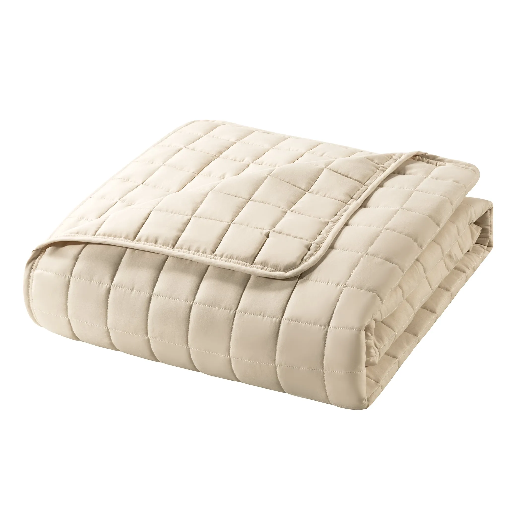Origami Maison Courtepointe Lit DoubleGrand - Beige