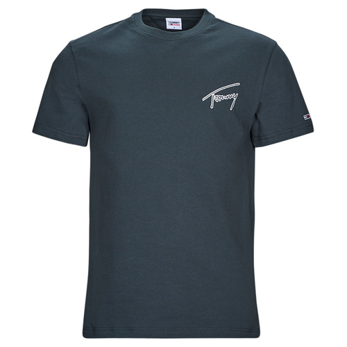 Tommy Jeans - TJM CLSC SIGNATURE TEE - Gris foncé