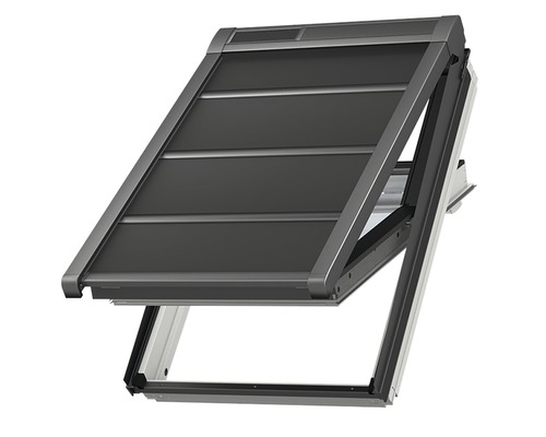 Velux warmtewerende luifel, zwart, effen kleur, SSS MK12 0000S