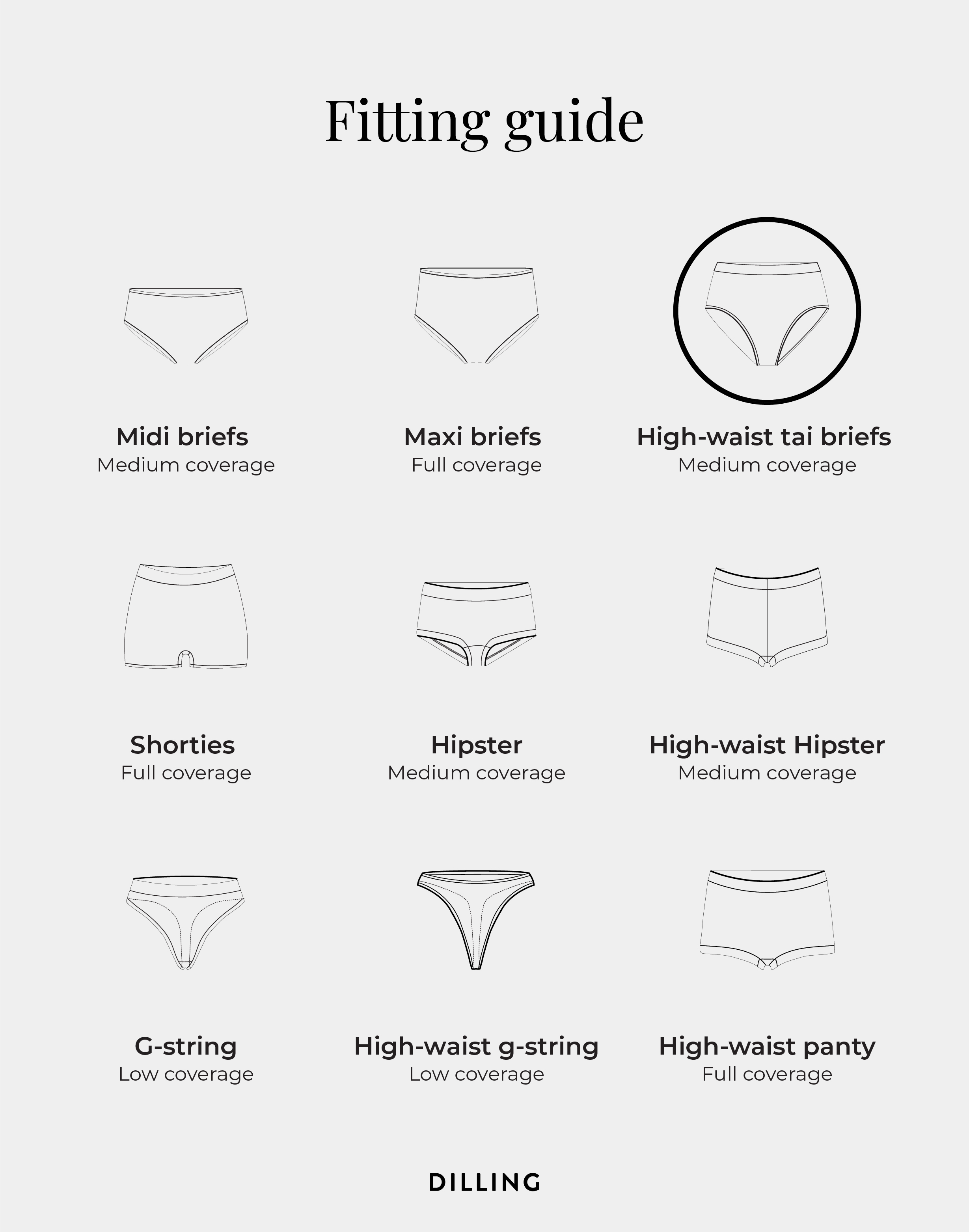 Pointelle-slip met hoge taille van merinowol/zijde voor dames