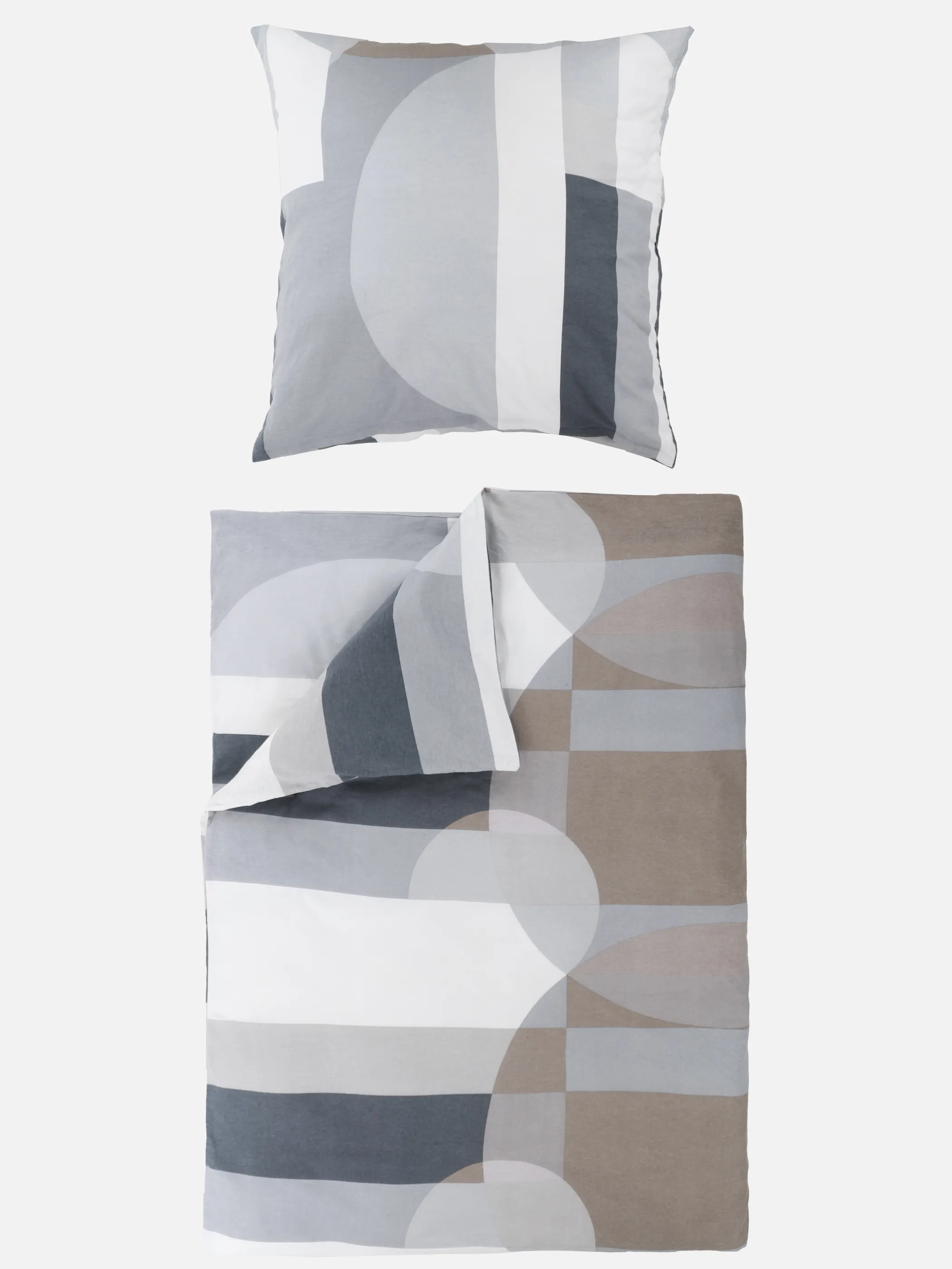 Biberbettwäsche mit großem Muster, 135x200cm