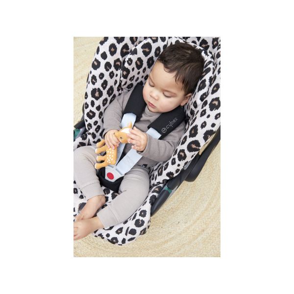 Meyco Autostoelhoes - Groep 0 - Leopard Sand Melange