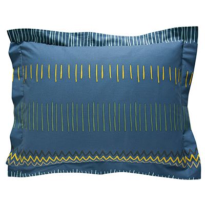 Linge de lit rayures de motifs - BECQUET CRÉATION