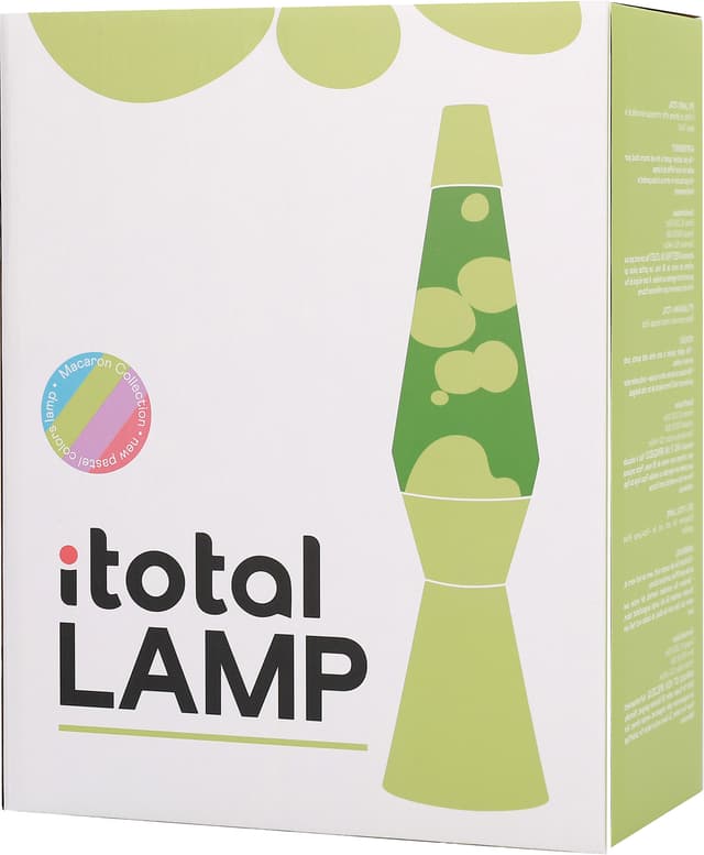 iTotal LED lavalampe (grøn, gul)