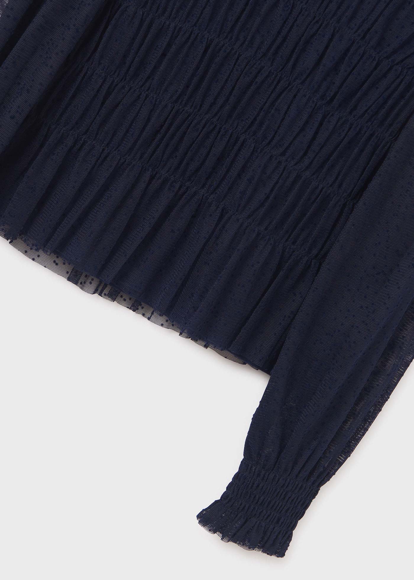 Blusa de tule para meninas