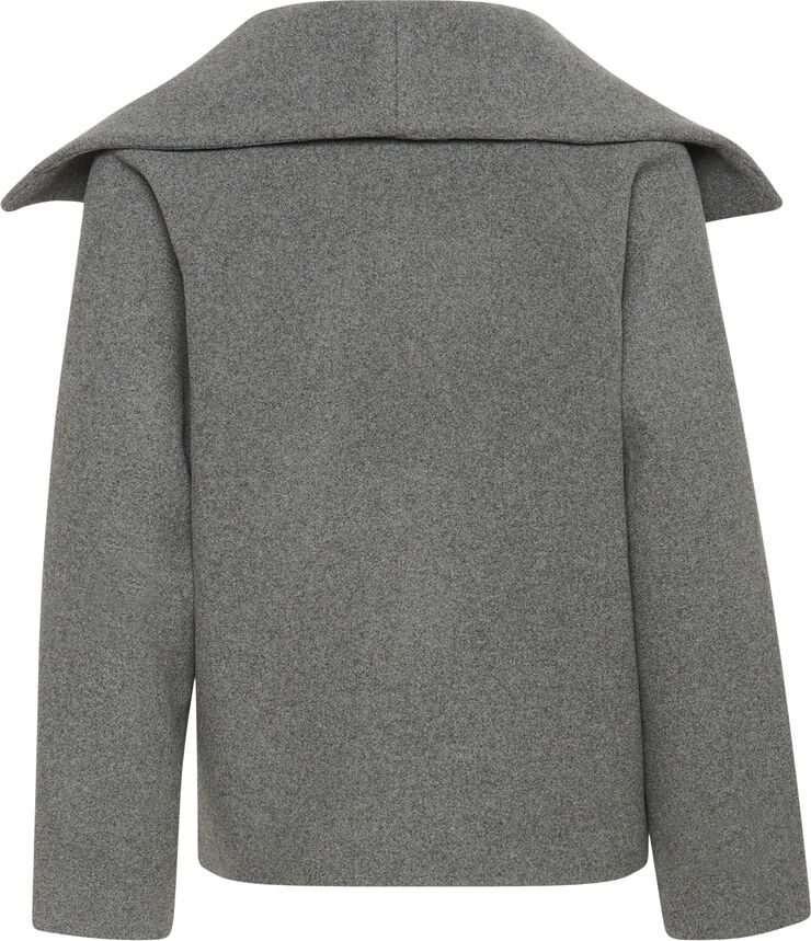 InWear PerryIW Short Coat Granite melange