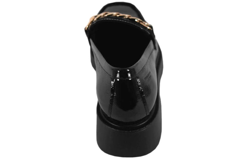 VAGABOND JILLIAN SORT LOAFERS I SKIND MED LAK-LOOK