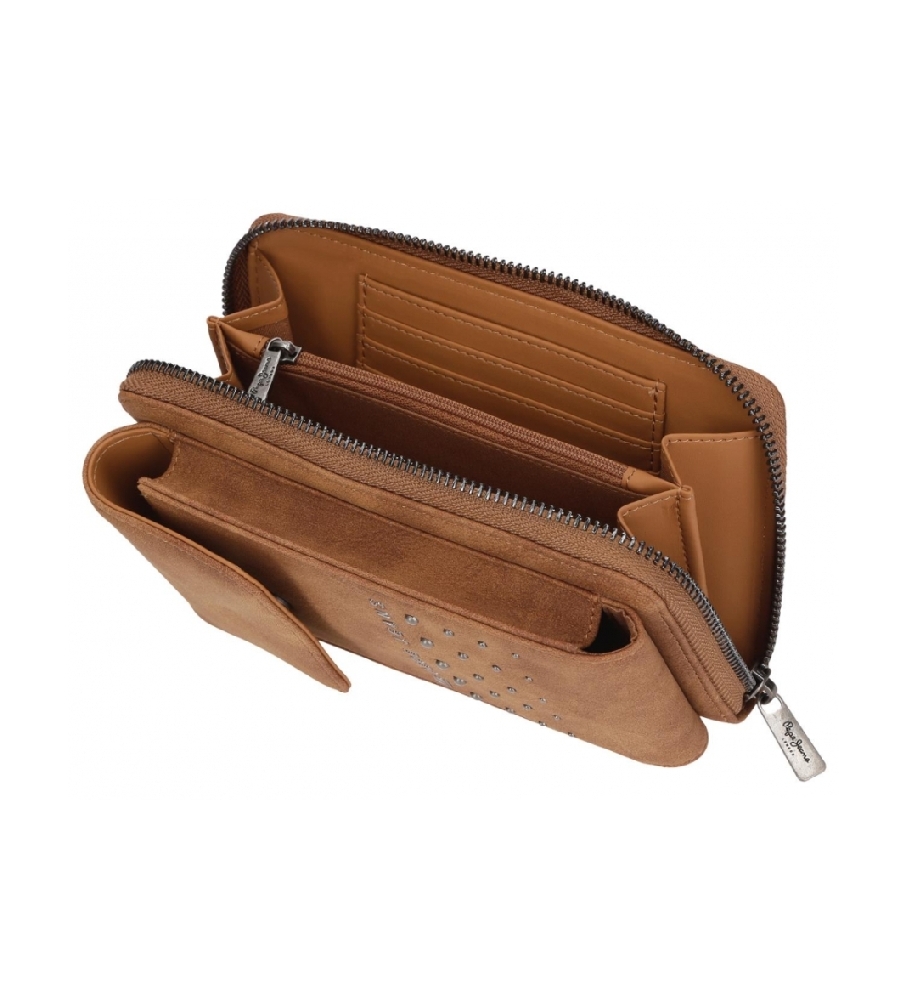 Bolsa de ombro marrom Holly da Pepe Jeans