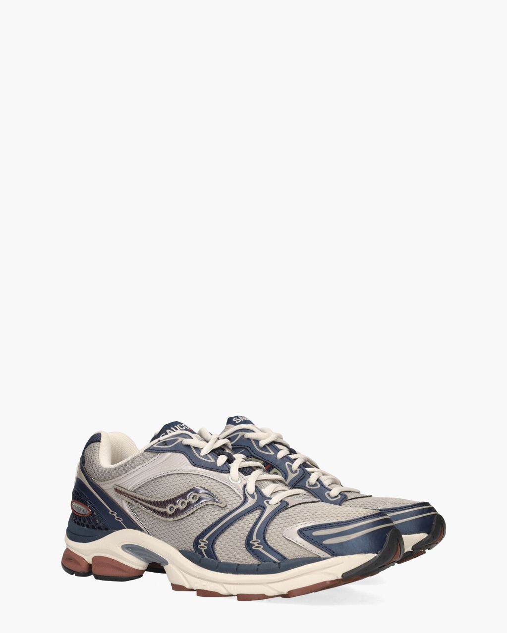 Saucony ProGrid Triumph 4 CS Grijs/Blauw Herensneakers
