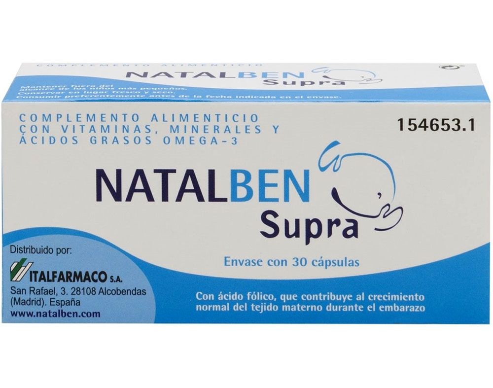 SUPLEMENTO NATALBEN SUPRA 30 CAPSULAS