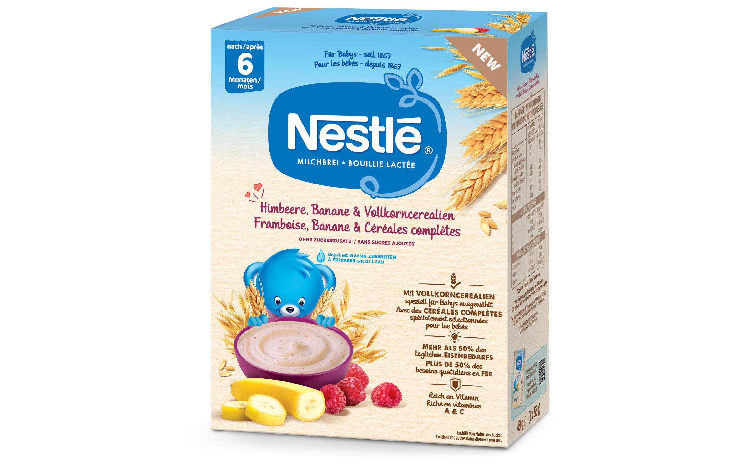 Milchbrei Himbeere & Banane 450gGetreidebeikost