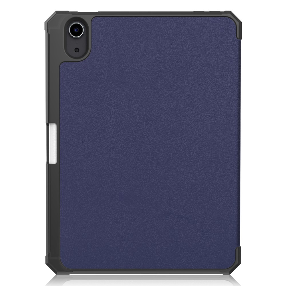 iPad Mini 7 (2024) / Mini 6 (2021) Leder Tasche Smart Cover Hülle - Dunkelblau