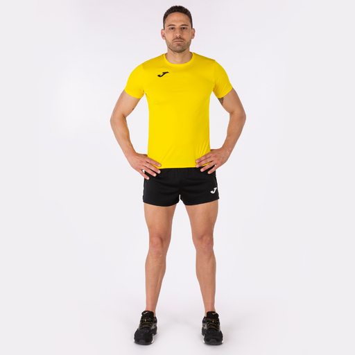 Camiseta Joma Record II Amarela de Manga Curta