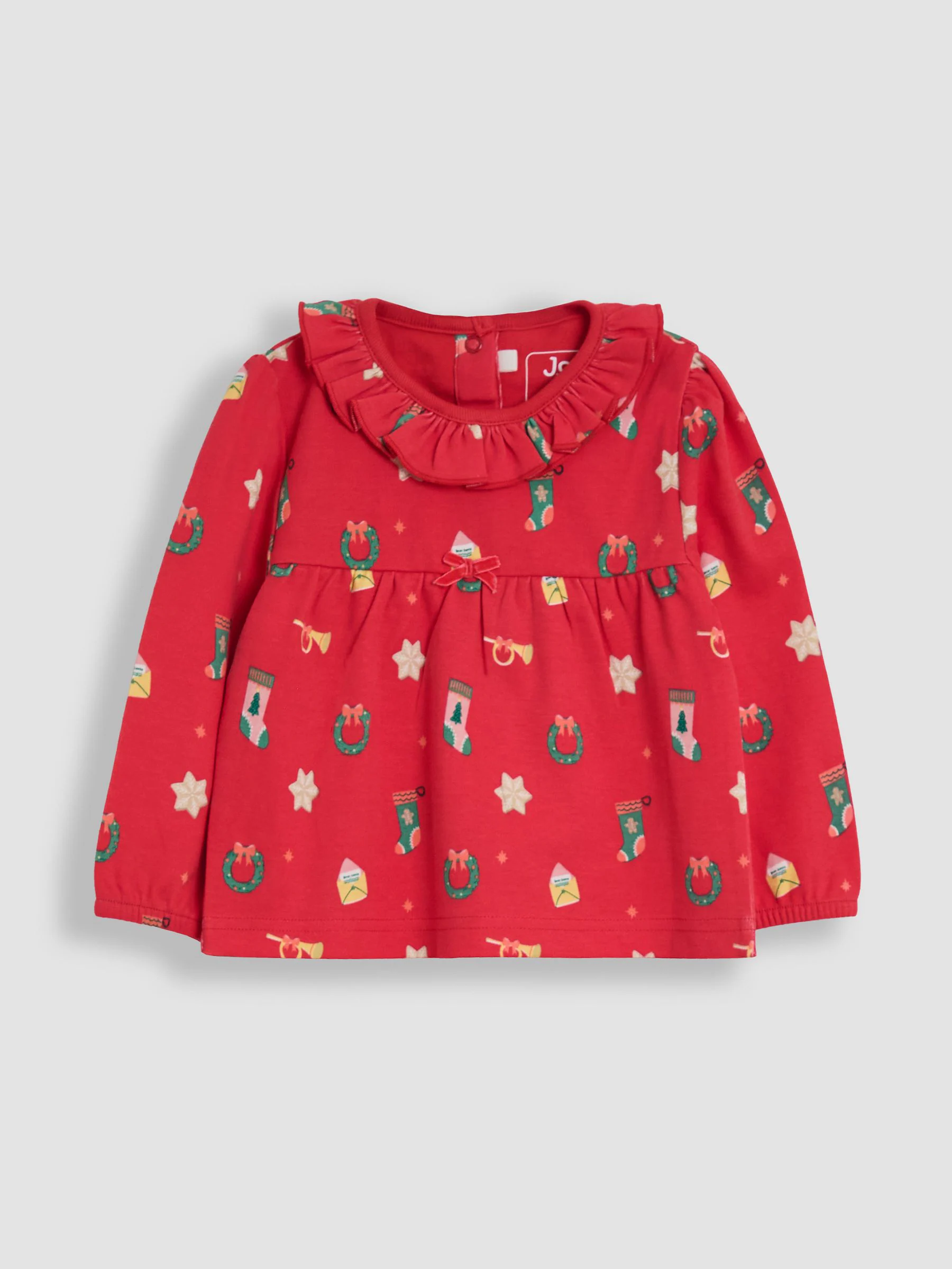 JoJo Maman Bébé Jersey Pretty Collar Pyjamas