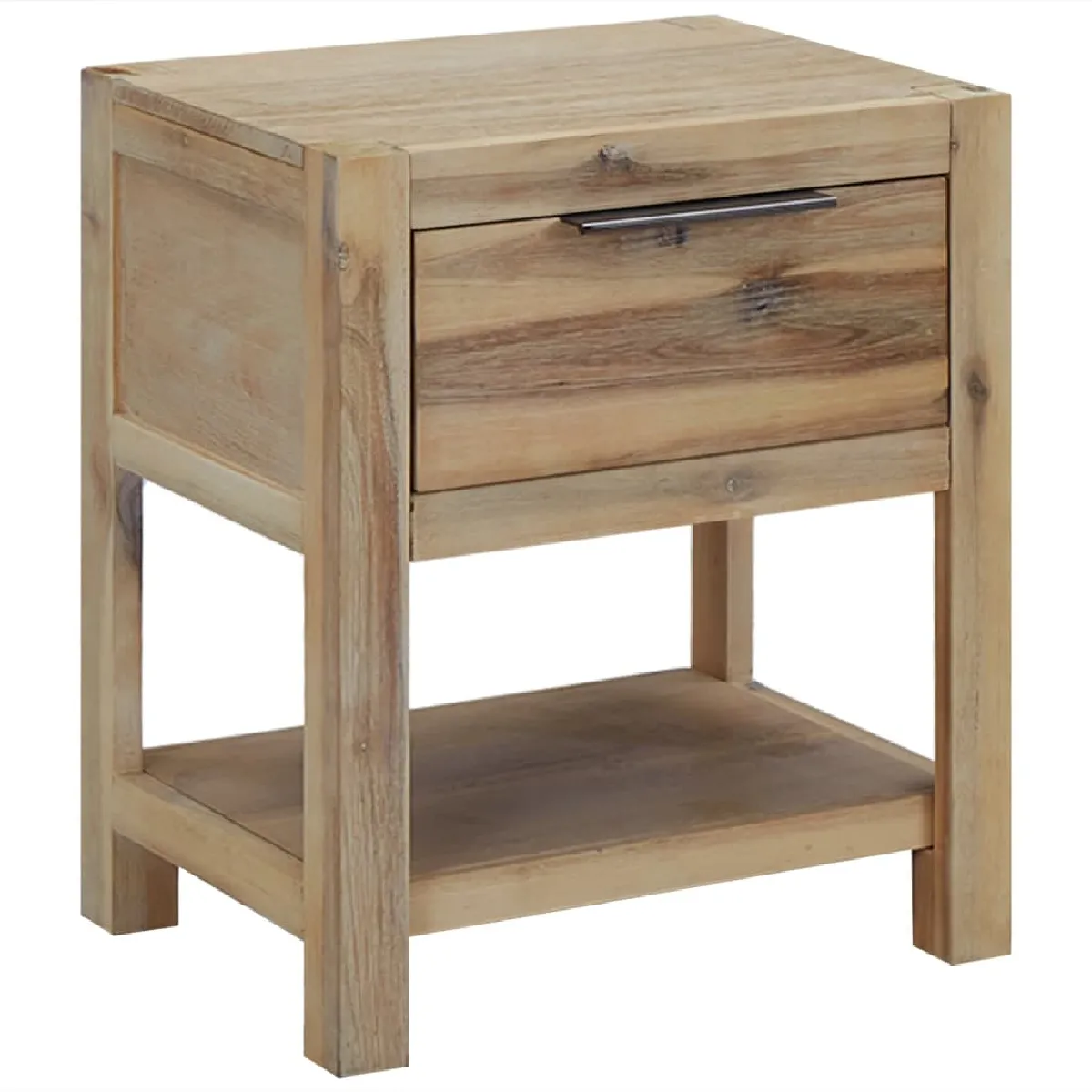 vidaXL - Acacia solide 2 pcs 40x30x48 cm