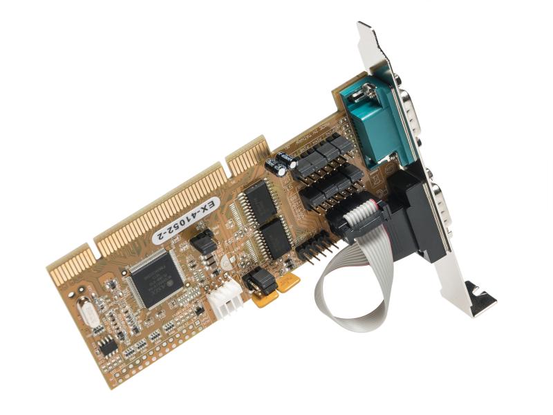 Exsys Serial-Karte EX-41052-2 PCI Express-Karte mit zwei RS-232-Schnittstellen