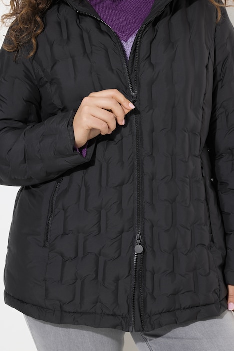 HYPRAR Steppjacke, wasserabweisend, Kapuze