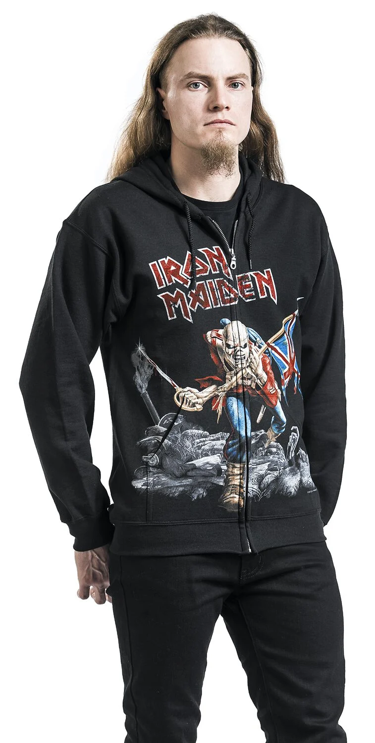 The Trooper - Battlefield | Iron Maiden Sweat-shirt zippé à capuche