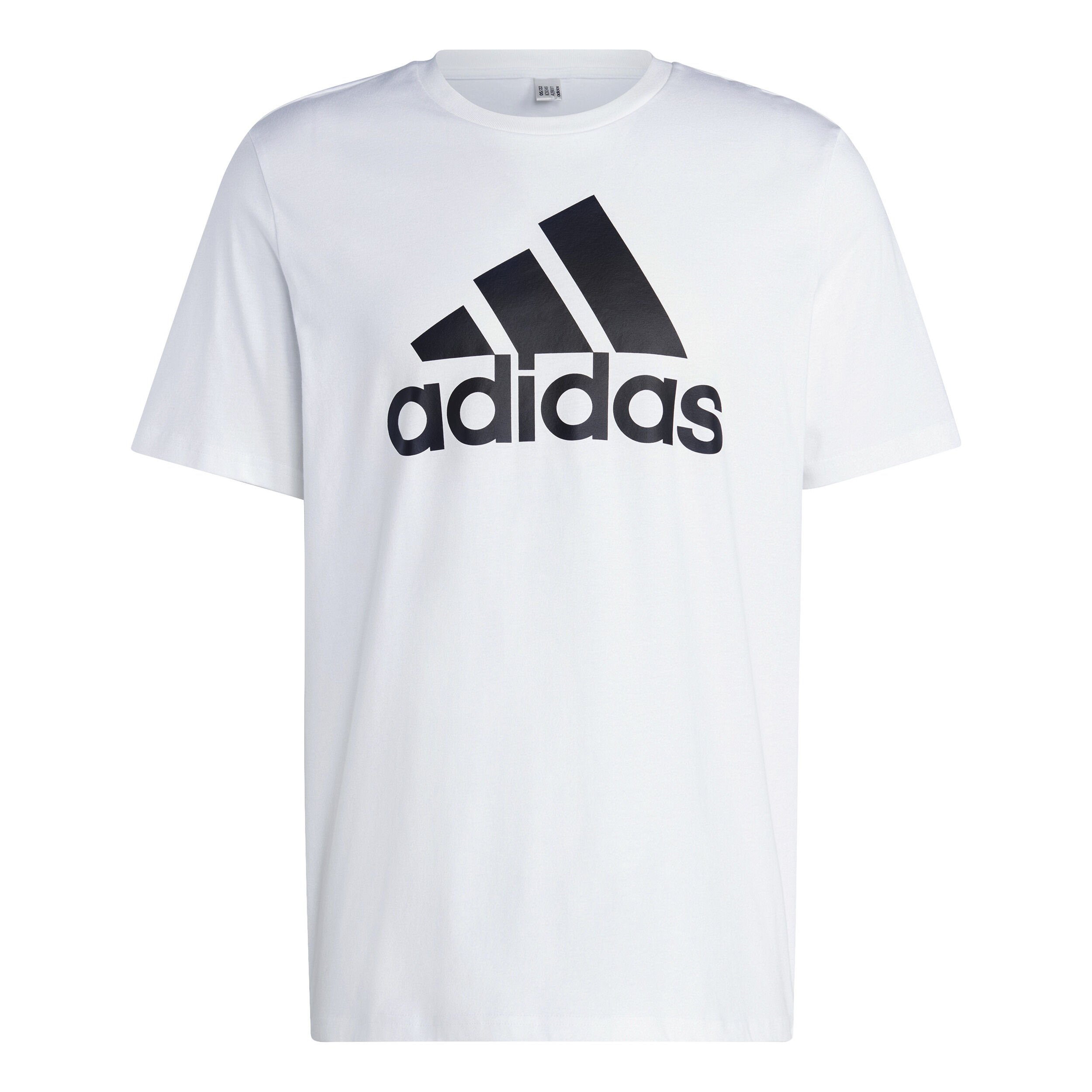 adidas Essentials Single Jersey Big Logo T-shirt Hommes - Blanc , Noir