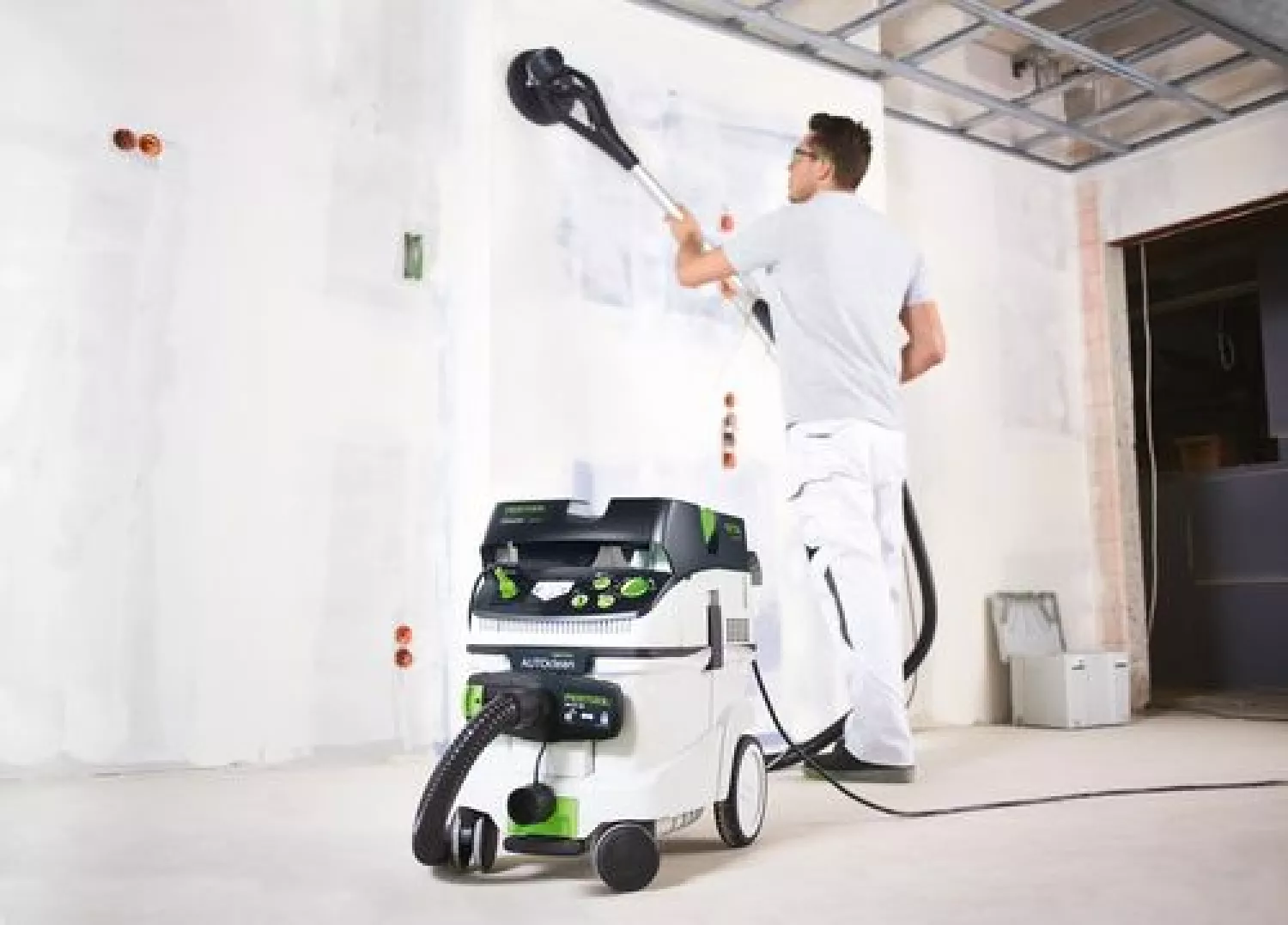 Festool PLANEX LHS-E 225/CTM36/SET Wandschuurmachine incl. accessoires in tas - 400W - 225mm