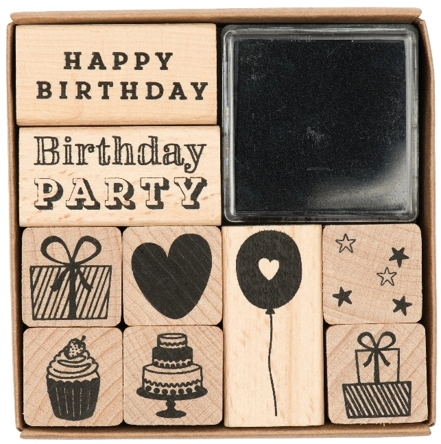 Stempelset Geburtstag