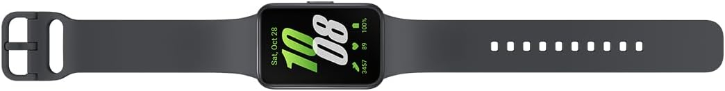 Galaxy Fit3 (40mm) Smart Watch mit Silikon Armband (SM-R390NZAAEUB) - Dark Gray (Grau)