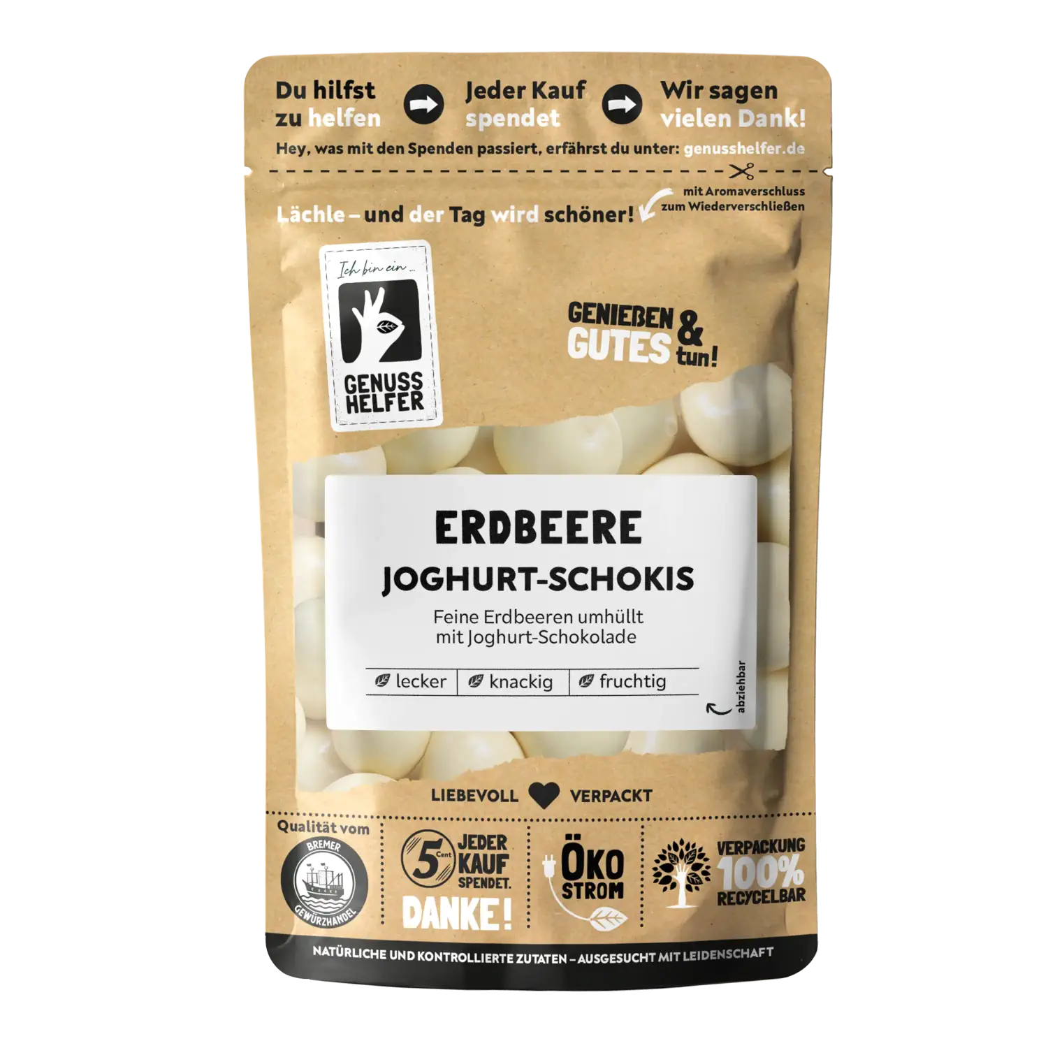 Erdbeer Joghurt Schokis