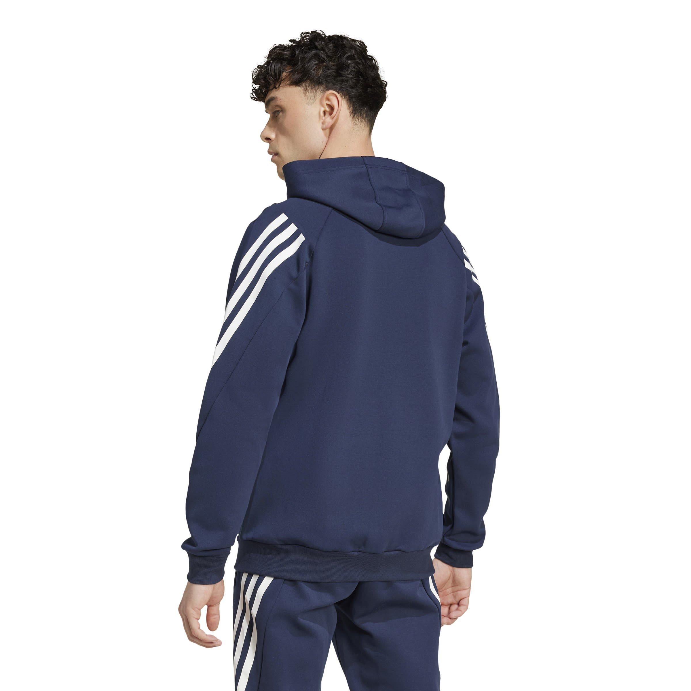 adidas Future Icons 3 Stripes Full Zip Hoodie Mens