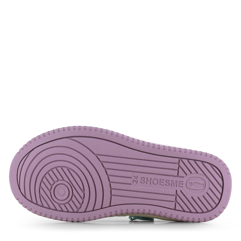Shoesme blauw met roze sneaker Microfiber leer, Suède | Sale