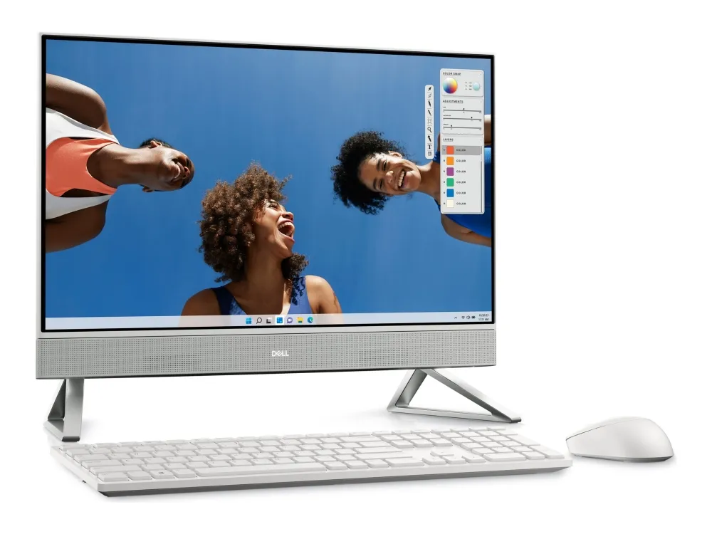 Dell Inspiron 24 5430 All-in-One - Alt-i-én Core 7 150U / op til 5.4 GHz - RAM 16 GB - SSD 1 TB - NVMe - Intel Graphics - Gigabit Ethernet, Bluetooth, IEEE 802.11ax (Wi-Fi 6E) - Win 11 Pro - skærm: LED 23.8