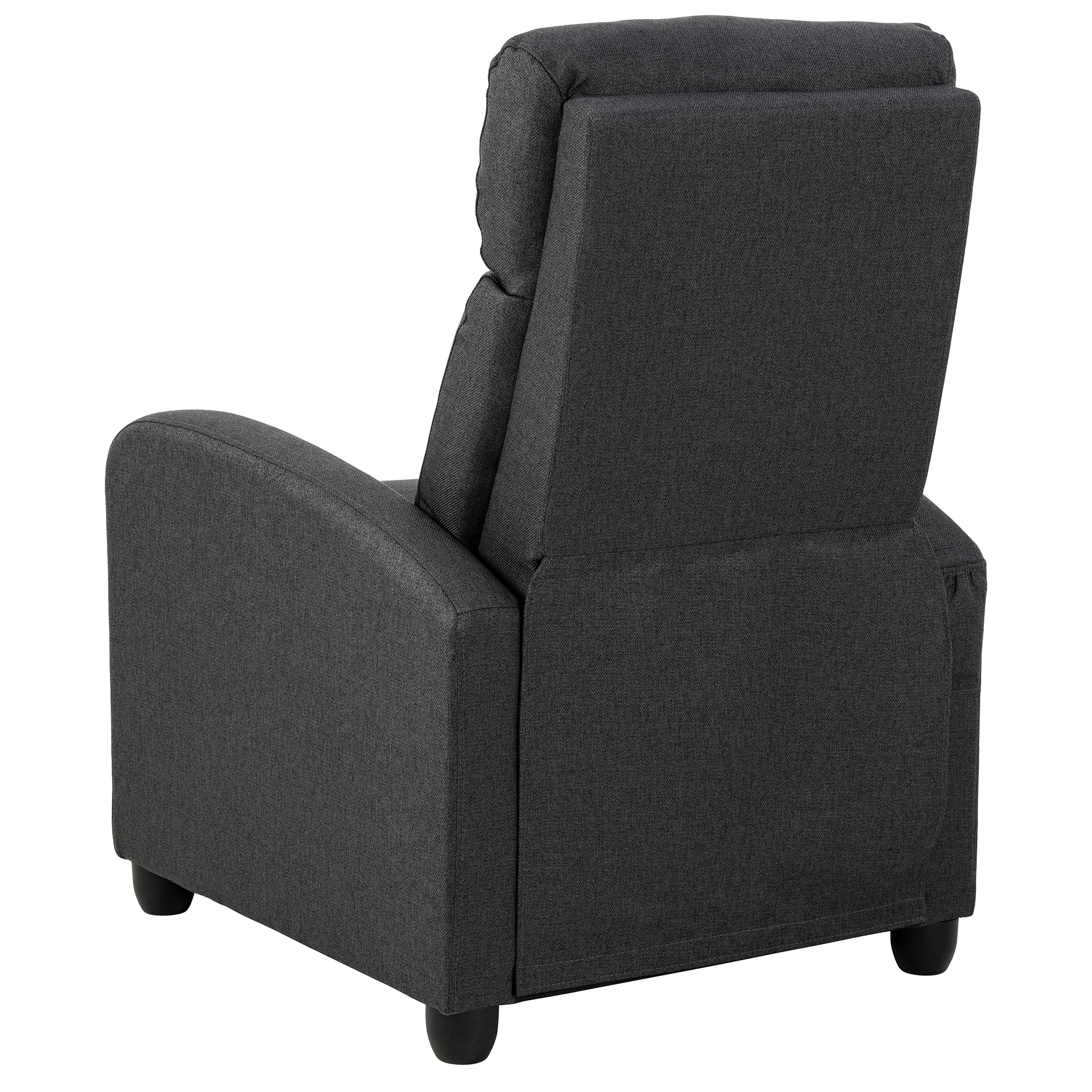 Sessel SIOM - grau - Push-Funktion - Flachgewebe