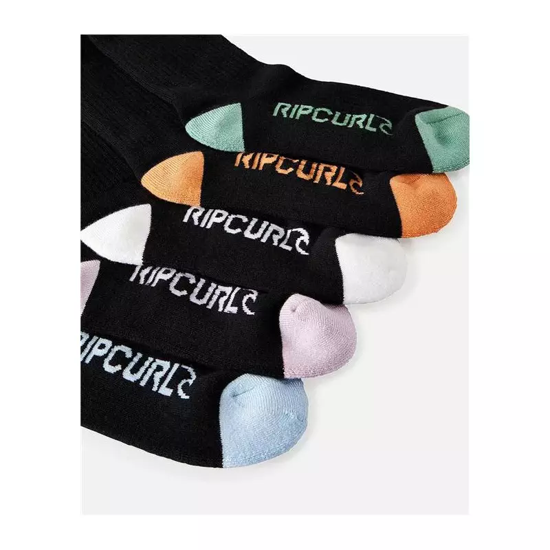 Chaussettes RIPCURL School Crew Sock 5-Pk - Boy Multicolor