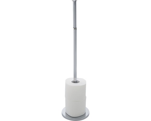 Vrijstaande toiletrolhouder 2 in 1 roestvrij staal