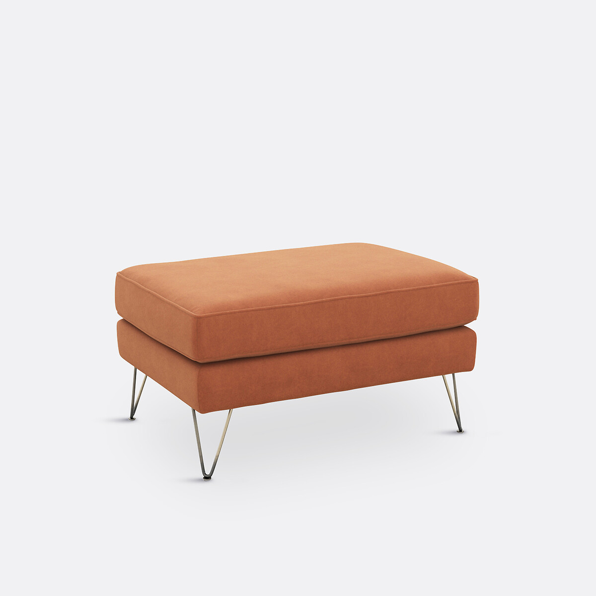 LA REDOUTE INTERIORS<br>Puffe em veludo, Topim